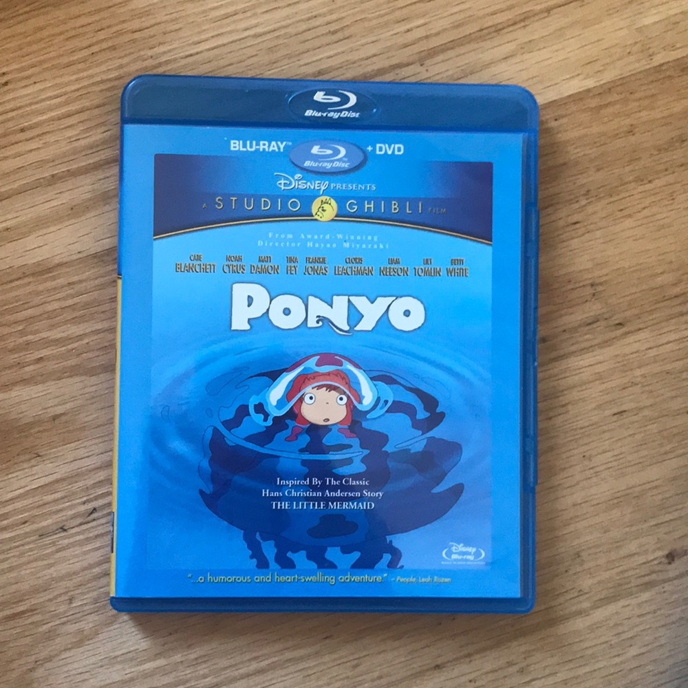 ponyo dvd